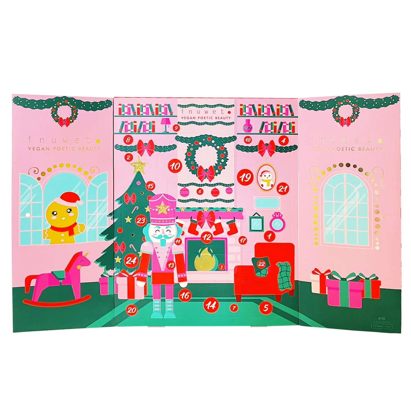 Set, Inuwet, Inuwet, Makeup, Advent Calendar, 24 pcs