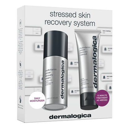 Stressed Skin Recovery System Set Dermalogica: Multivitamin Power Recovery, Recovery, Cream, For Face, 50 ml + Multivitamin Power Recovery, Recovery, Cream Mask, For Face, 75 ml