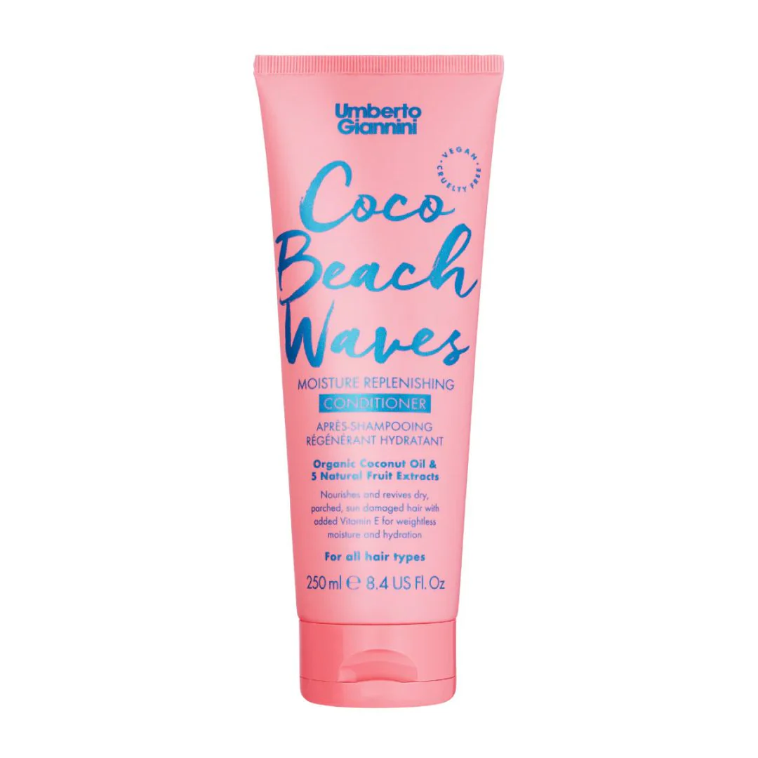 Umberto Giannini, Coco Beach Waves, Vegan & Cruelty-Free, Hair Conditioner, Hydrating & Moisturising, 250 ml