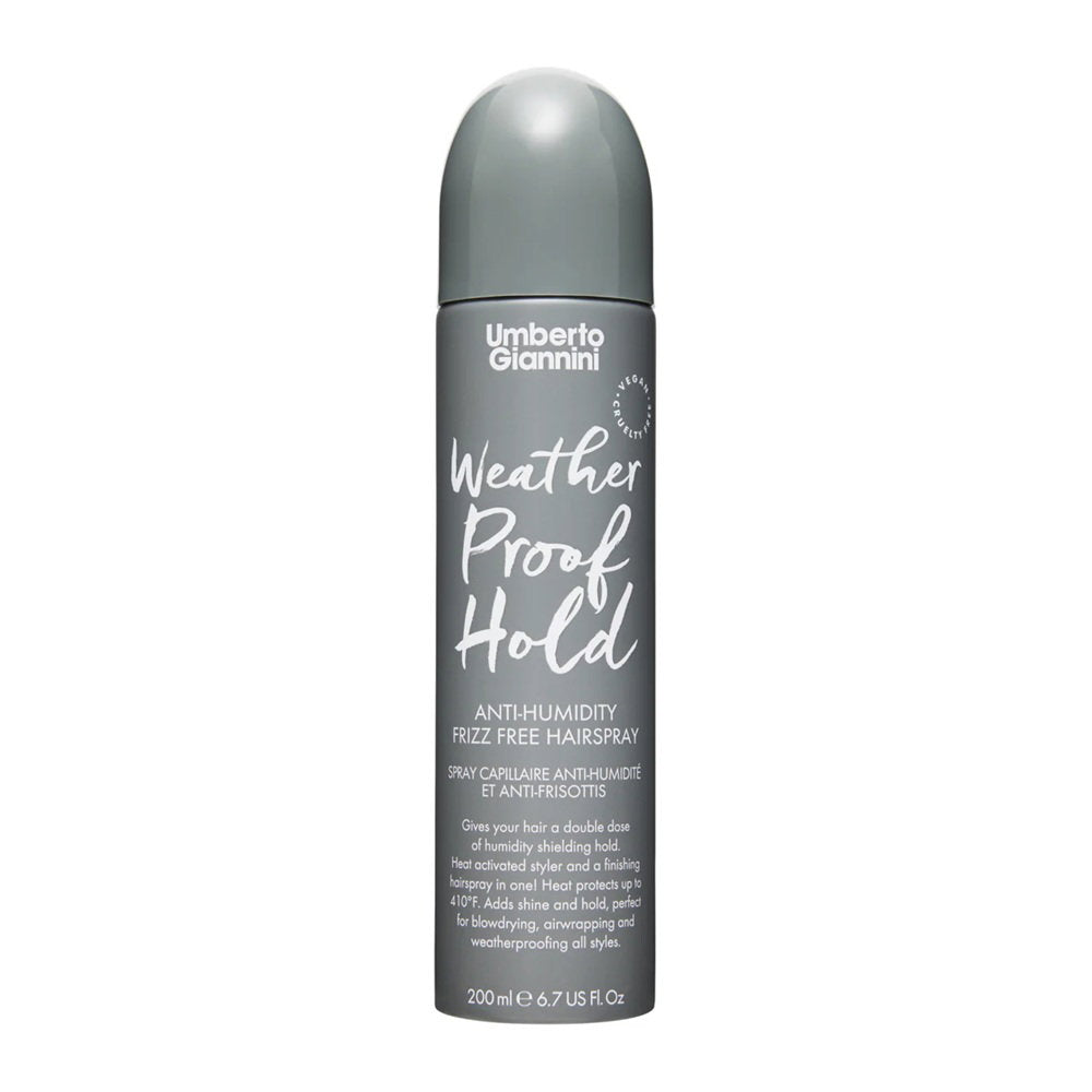 Umberto Giannini, Weather Proof Hold, Hair Spray, Frizz Control & Hold, Strong, 200 ml