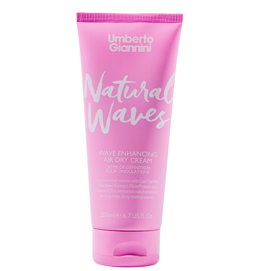 Umberto Giannini, Glazed Waves, Hair Leave-In Cream Treatment, Defining & Anti-Frizz, 200 ml