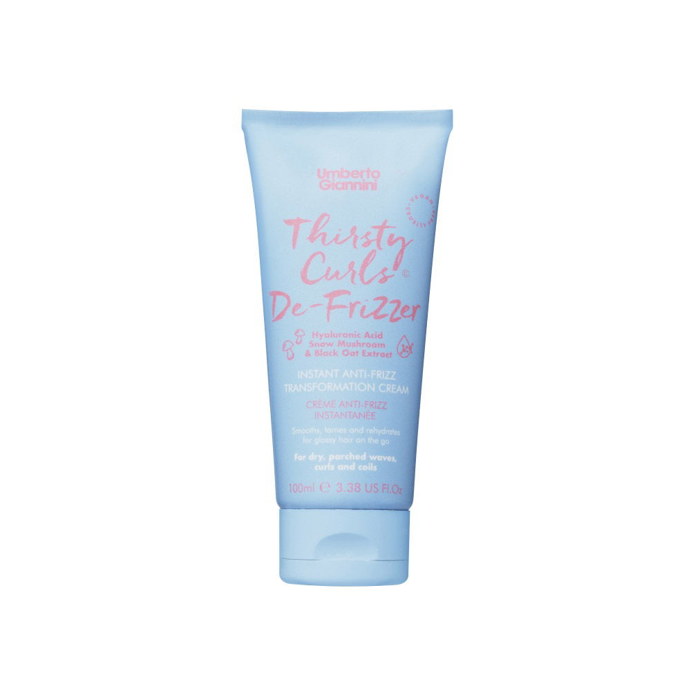 Umberto Giannini, Thirsty Curls, Hair Leave-In Cream Treatment, Hydrating & Anti-Frizz, 100 ml