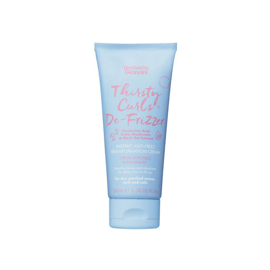 Umberto Giannini, Thirsty Curls, Hair Leave-In Cream Treatment, Hydrating & Anti-Frizz, 100 ml