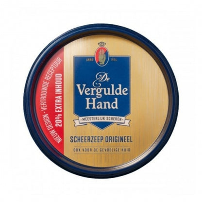 VERGULDE HAND muilo tabletė skutimuisi, 75gr. + 20% extra