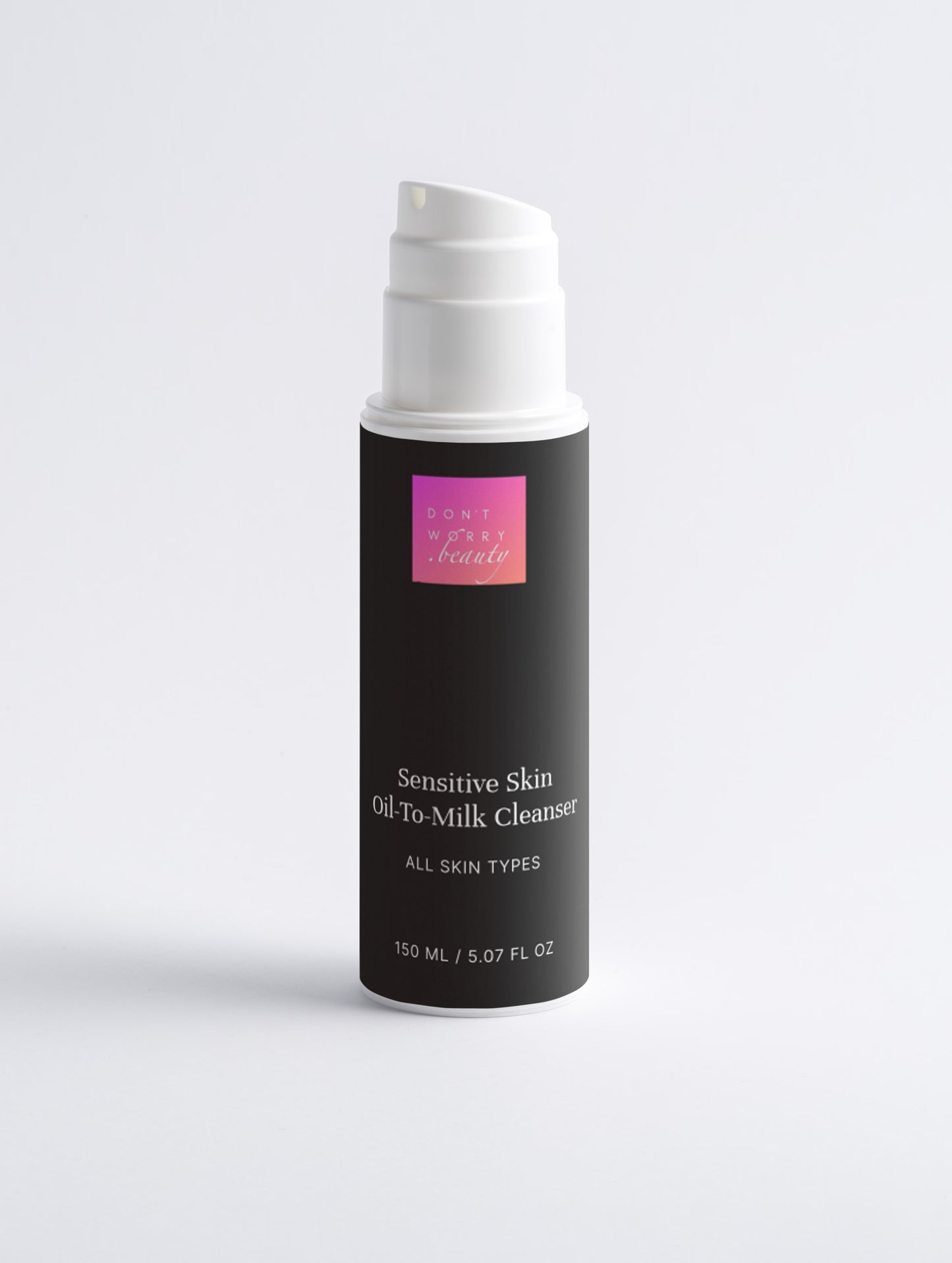 Don't Worry Beauty putojantis aliejinis prausiklis jautriai odai, 150 ml