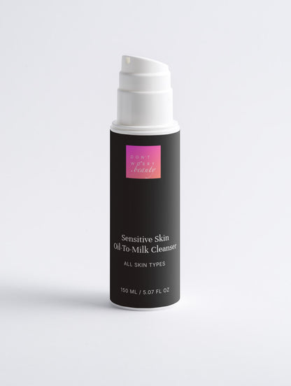 Don't Worry Beauty putojantis aliejinis prausiklis jautriai odai, 150 ml