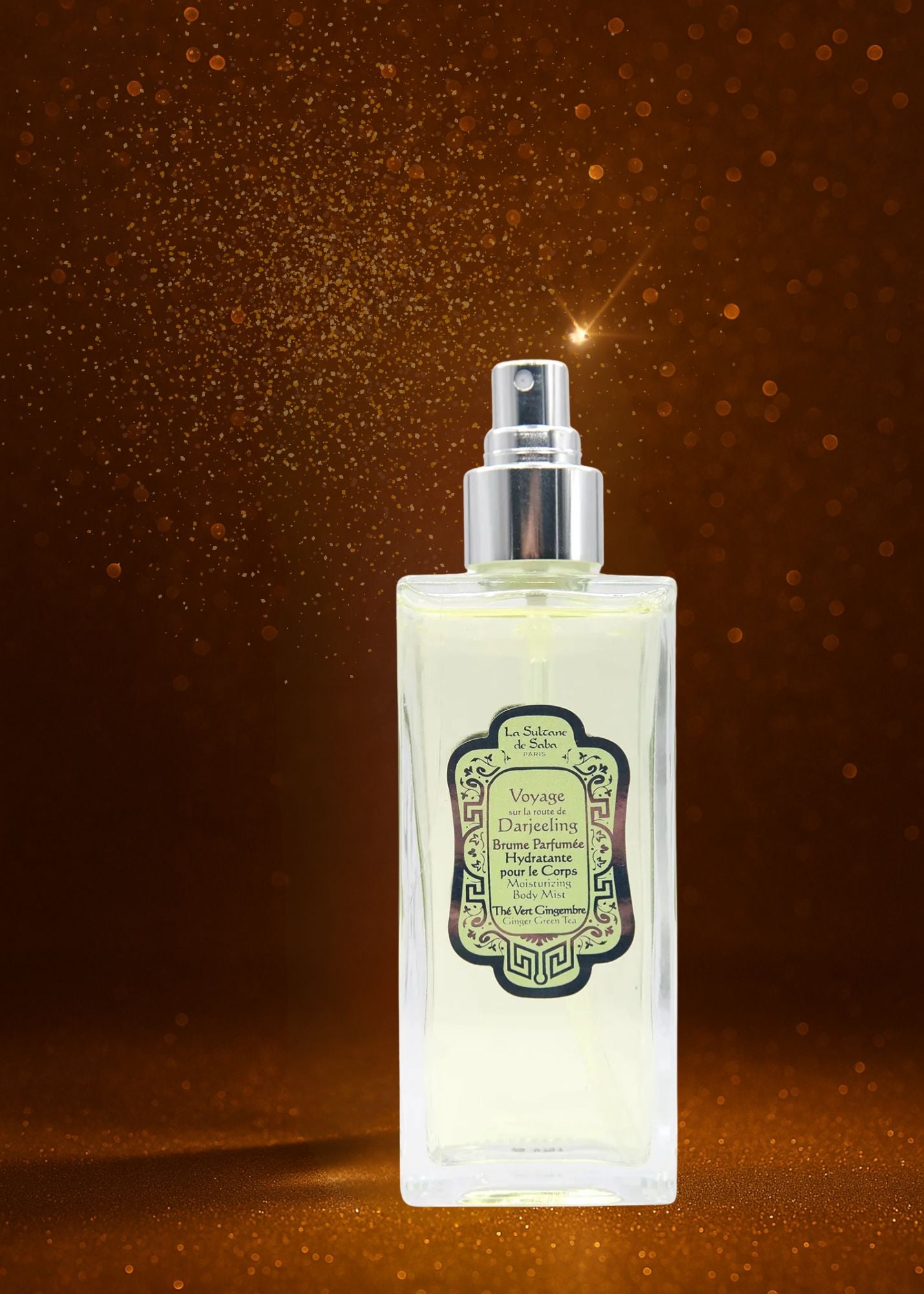 La Sultane de Saba Darjeeling Moisturing Body Mist – imbieras, žalioji arbata – drėkinamoji dulksna 200 ml