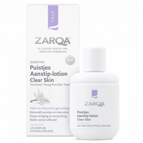 ZARQA CLEAR SKIN taškinis losjonas į aknę linkusios odos intensyviai priežiūra, 20ml