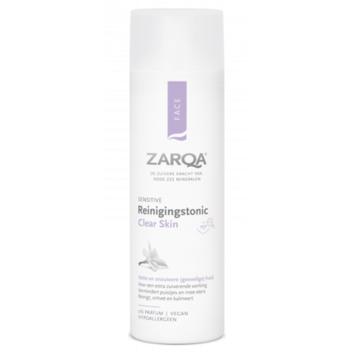 ZARQA CLEAR SKIN valomasis tonikas į aknę linkusiai odai, 200ml