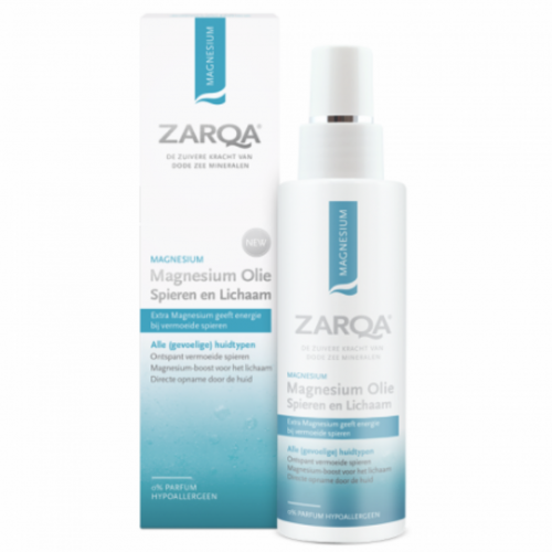 ZARQA MAGNESIUM kūno aliejus, 125ml