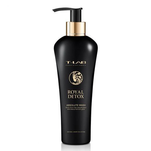 T-LAB Professional Royal Detox Absolute Wash prabangus kūno prausiklis, 300ml