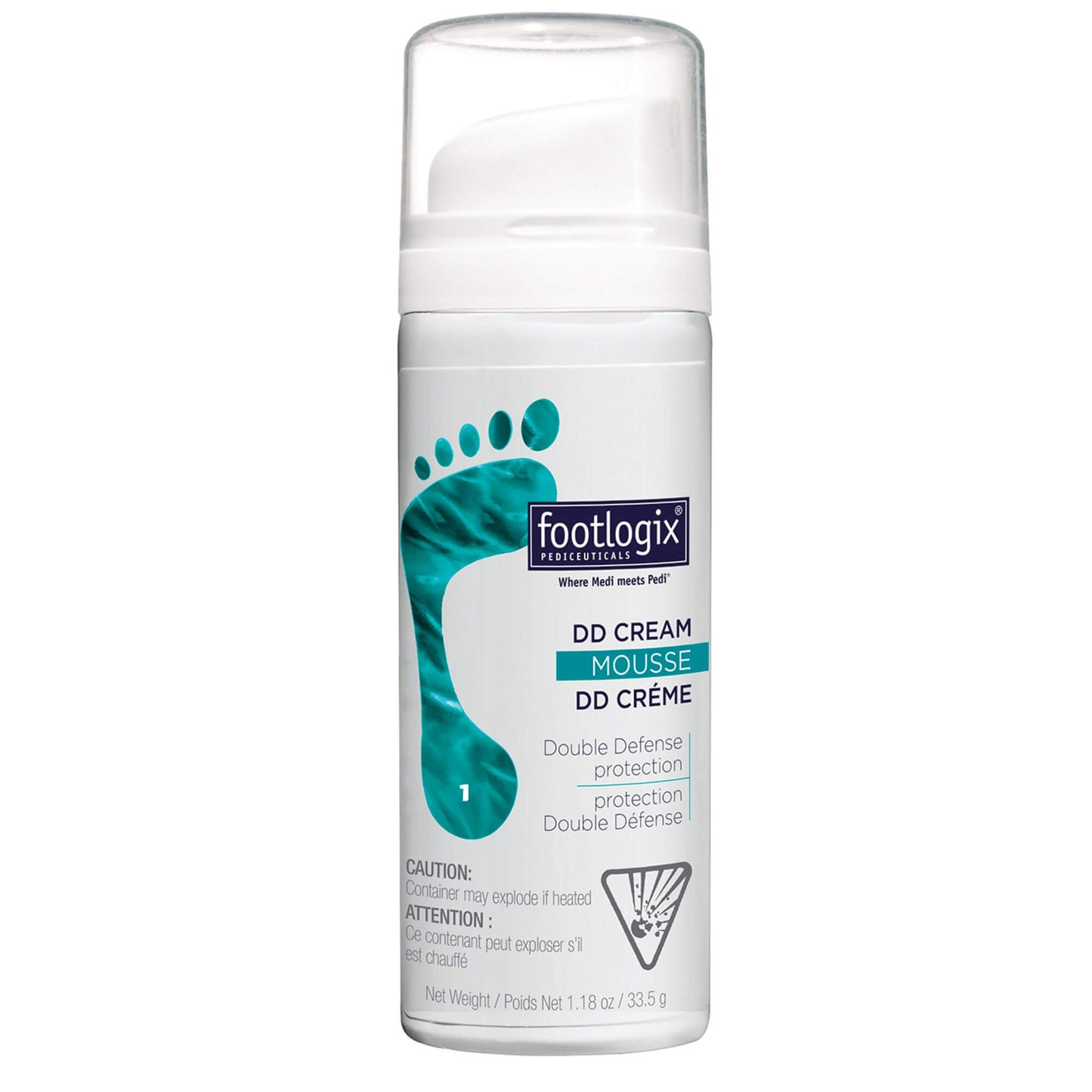 FOOTLOGIX DD CREAM MOUSSE apsauginės putos pėdoms