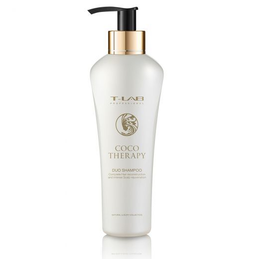 T-LAB PROFESSIONAL Coco Therapy DUO Shampoo sausų ir pažeistų plaukų šampūnas, 300ml