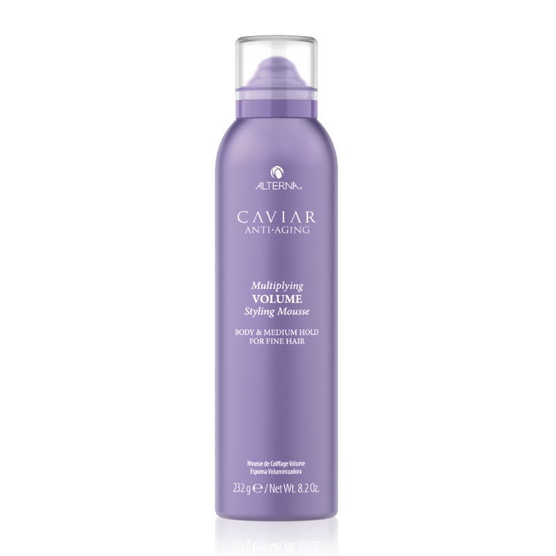 ALTERNA CAVIAR MULTIPLYING VOLUME STYLING MOUSSE apimties ir tankumo suteikiančios plaukų putos, 232g