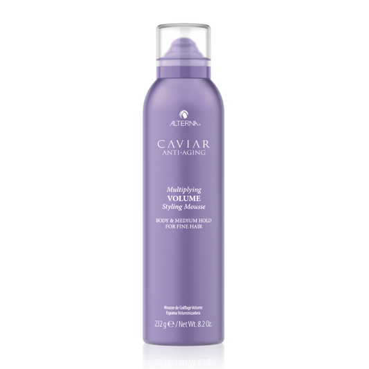 ALTERNA CAVIAR MULTIPLYING VOLUME STYLING MOUSSE apimties ir tankumo suteikiančios plaukų putos, 232g