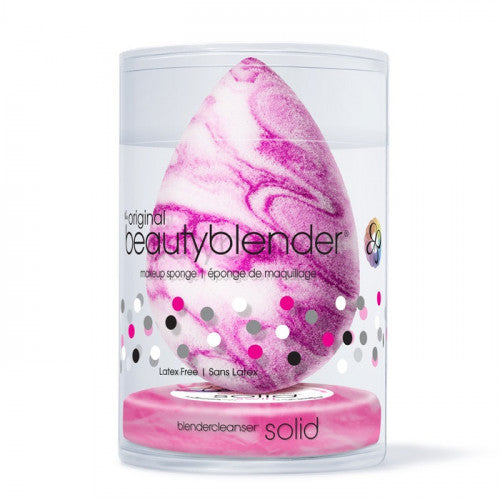 BeautyBlender Original Sponge and Solid Cleanser Kit makiažo kempinėlė + muiliukas Swirl About Town