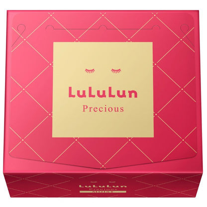 LuLuLun Precious Mask Raudona 32 Pack vienkartinių veido kaukių rinkinys, intensyviai drėkina, tinka brandžiai veido odai, 32 vnt.