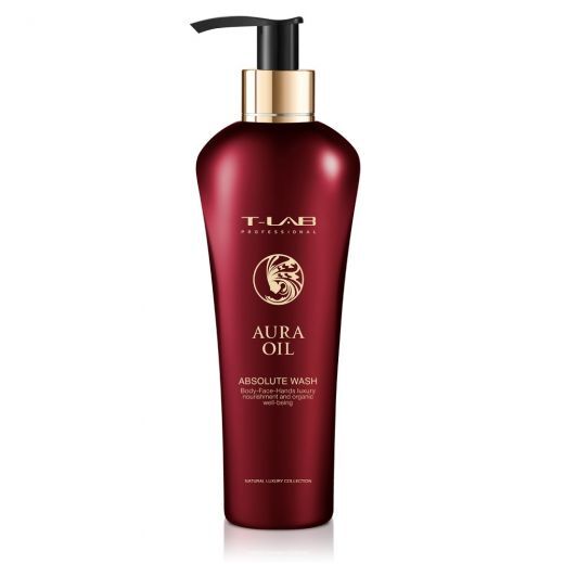 T-LAB PROFESSIONAL Aura Oil Absolute Wash prabangus kūno prausiklis, 300ml