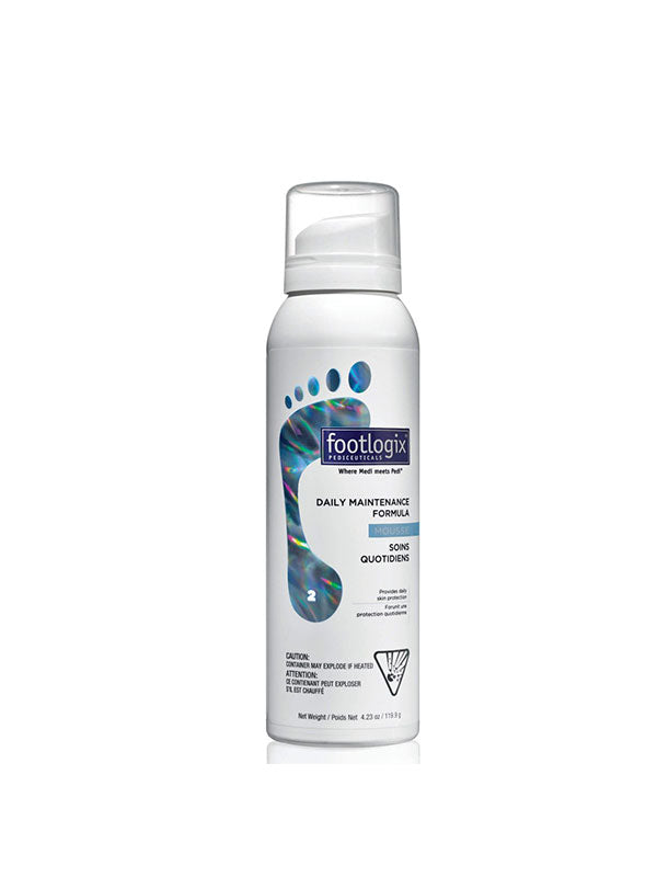 FOOTLOGIX DAILY MAITENANCE FORMULA putos kasdienei pėdų priežiūrai, 125ml