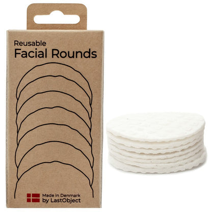 Daugkartiniai tamponėliai makiažui valyti LastRound Reusable Facial Rounds Refill papildymas, 7 vnt.