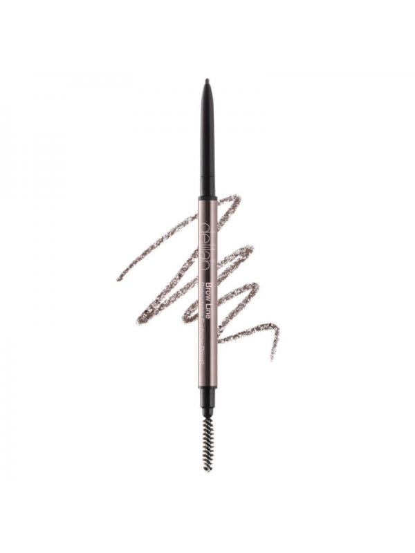 DELILAH BROW LINE išsukamas antakių pieštukas su šepetėliu, 0,08 g