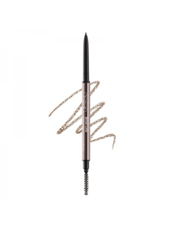 DELILAH BROW LINE išsukamas antakių pieštukas su šepetėliu, 0,08 g