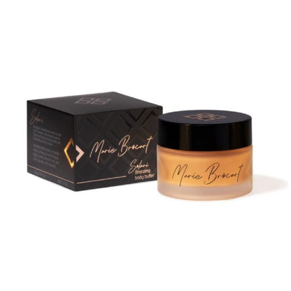 MARIE BROCART Solari Shimmer and Bronzing Body Butter su bronzantais drėkinamasis, švytėjimo kūnui suteikiantis sviestas, 50g