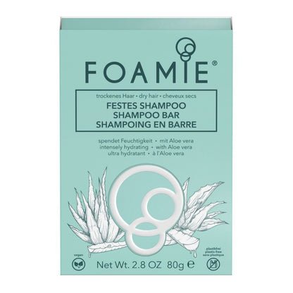 Kietasis šampūnas plaukams Foamie Shampoo Bar Aloe You Vera Much