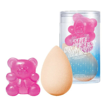 BeautyBlender Beary Flawless Blend & Cleanse Set makiažo kempinėlės rinkinys