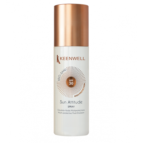 KEENWELL SUN ATTITUDE Apsauginė fluidinė emulsija kūnui SPF 30, 150ml