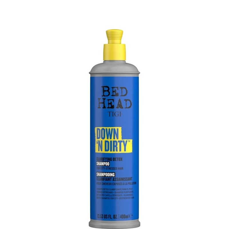 TIGI BED HEAD DOWN N DIRTY skaidrinamasis šampūnas, 400ml