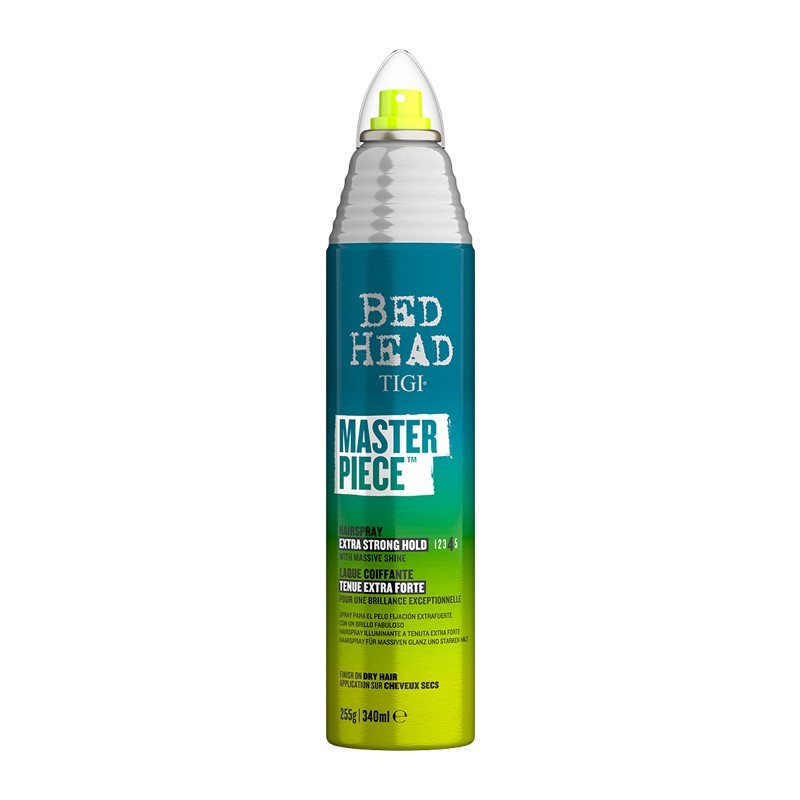 TIGI BED HEAD MASTERPIECE HAIRSPRAY blizgesio suteikiantis plaukų lakas, 340ml